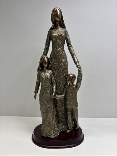 Vtg mother 2 children - w/,