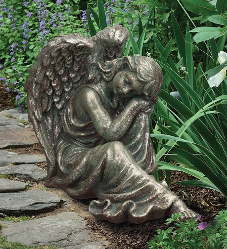 Angel dreaming decorative - angel,